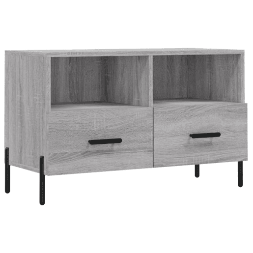 Móvel de TV - Modulo de TV - Armário de TV 80x36x50 cm derivados de madeira cinzento sonoma