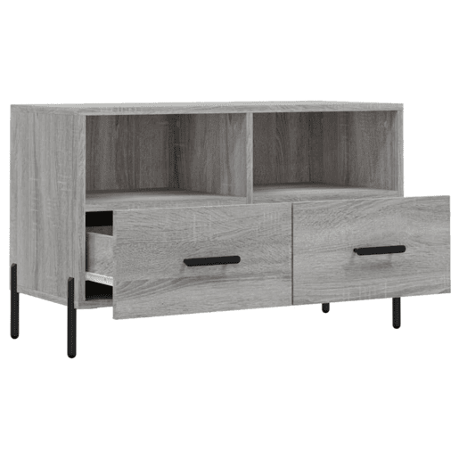Móvel de TV - Modulo de TV - Armário de TV 80x36x50 cm derivados de madeira cinzento sonoma