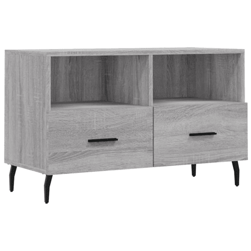 Móvel de TV - Modulo de TV - Armário de TV 80x36x50 cm derivados de madeira cinzento sonoma