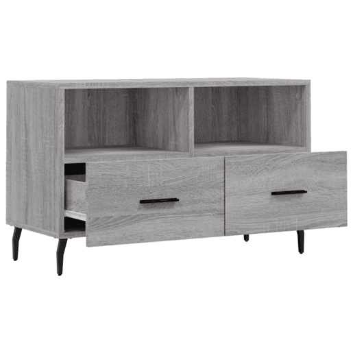 Móvel de TV - Modulo de TV - Armário de TV 80x36x50 cm derivados de madeira cinzento sonoma