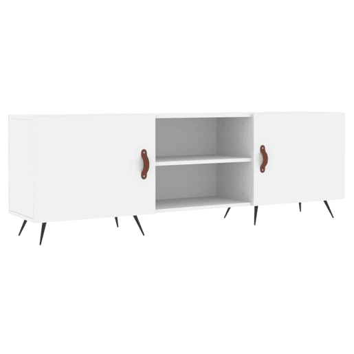Móvel para TV - Móvel de TV - Armário de TV 150x30x50 cm derivados de madeira branco