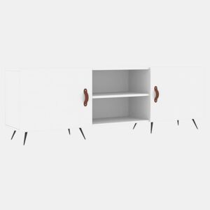 Móvel para TV - Móvel de TV - Armário de TV 150x30x50 cm derivados de madeira branco