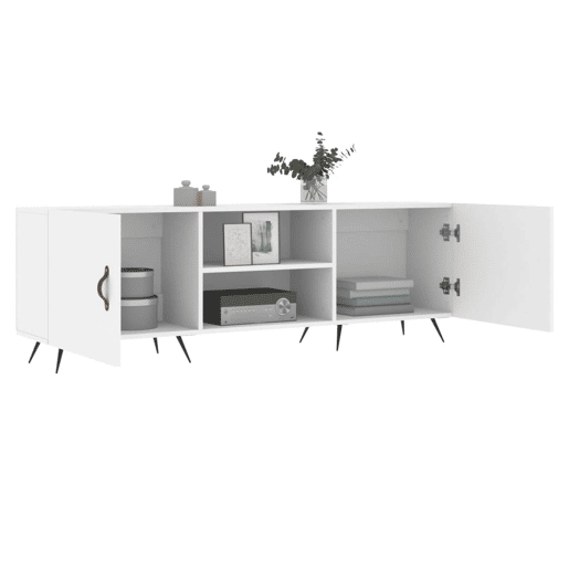 Móvel para TV - Móvel de TV - Armário de TV 150x30x50 cm derivados de madeira branco