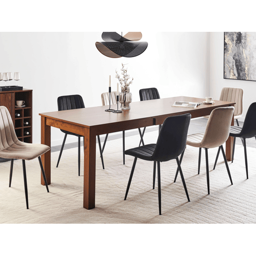 Beliani Mesa de jantar extensÃvel MADURA Beliani Mesa de jantar extensÃvel MADURA