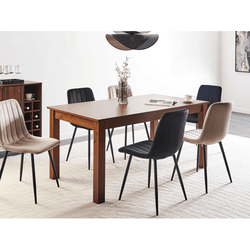 Beliani Mesa de jantar extensÃvel MADURA Beliani Mesa de jantar extensÃvel MADURA