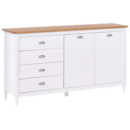 Aparador de duas portas SHILLINGTON Pinho Branco