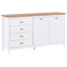 Aparador de duas portas SHILLINGTON Pinho Branco