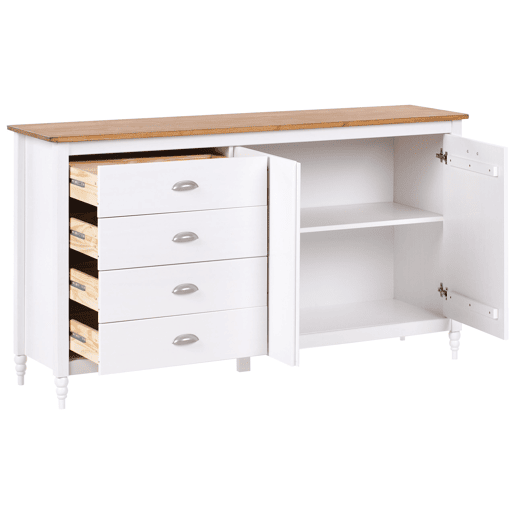 Aparador de duas portas SHILLINGTON Pinho Branco