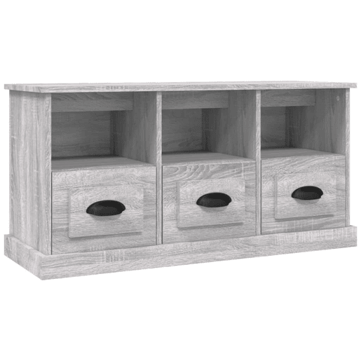 Móvel de TV - Modulo de TV - Armário de TV 100x35x50 cm derivados de madeira cinzento sonoma