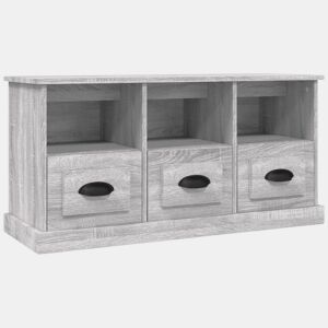 Móvel de TV - Modulo de TV - Armário de TV 100x35x50 cm derivados de madeira cinzento sonoma