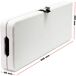 Banco Plegable Resina Estructura Acero Banco Plegable Resina Estructura Acero Blanco