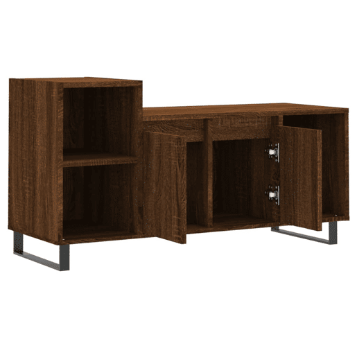 Móvel TV - Modulo de TV - Armário de TV 100x35x55 cm madeira processada cor carvalho castanho