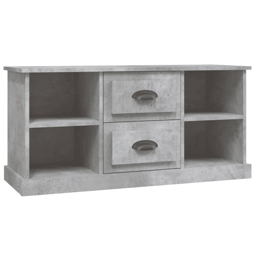 Móvel TV - Modulo de TV - Armário de TV 99,5x35,5x48 cm derivados de madeira cinzento cimento