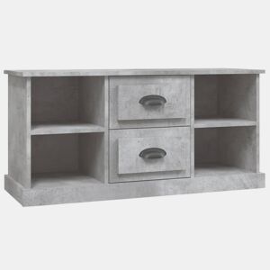 Móvel TV - Modulo de TV - Armário de TV 99,5x35,5x48 cm derivados de madeira cinzento cimento