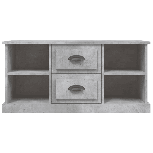 Móvel TV - Modulo de TV - Armário de TV 99,5x35,5x48 cm derivados de madeira cinzento cimento