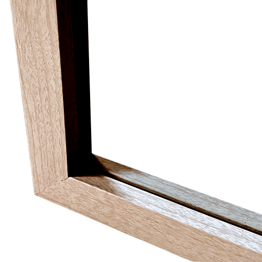 Espelho de Porta 35x125 cm u2013 Moldura MDF, Leve e Fácil de Pendurar, Estilo Nórdico