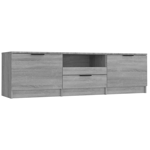 Móvel de TV - Modulo de TV - Armário de TV 140x35x40 cm derivados de madeira cinzento sonoma