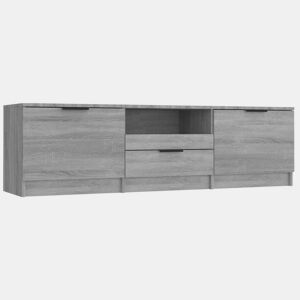 Móvel de TV - Modulo de TV - Armário de TV 140x35x40 cm derivados de madeira cinzento sonoma