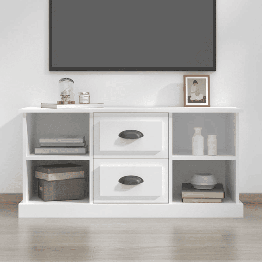 Móvel de TV - Modulo de TV - Armário de TV 99,5x35,5x48 cm derivados de madeira branco