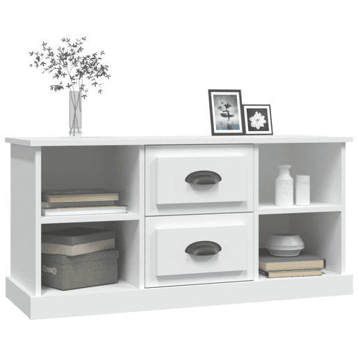 Móvel de TV - Modulo de TV - Armário de TV 99,5x35,5x48 cm derivados de madeira branco