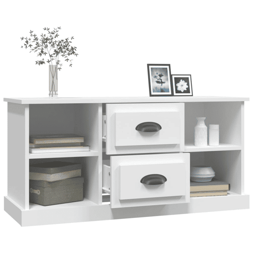 Móvel de TV - Modulo de TV - Armário de TV 99,5x35,5x48 cm derivados de madeira branco