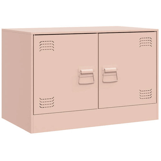 Móvel de TV - Modulo de TV - Armário de TV 67x39x44 cm aço rosa