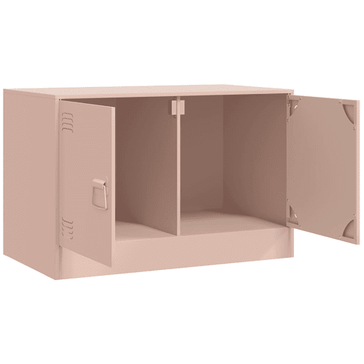 Móvel de TV - Modulo de TV - Armário de TV 67x39x44 cm aço rosa