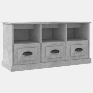 Móvel de TV - Modulo de TV - Armário de TV 100x35x50 cm derivados de madeira cinzento cimento