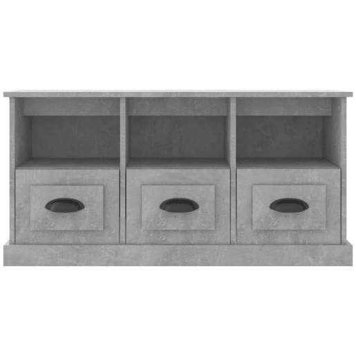 Móvel de TV - Modulo de TV - Armário de TV 100x35x50 cm derivados de madeira cinzento cimento