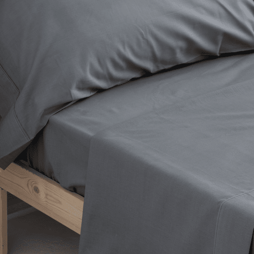 Lençol Ajustado Lisa Design Cinza Cinza Cama 105cm (105x200cm) Donegal Collections