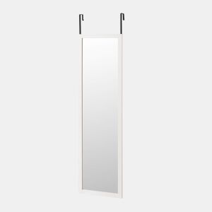 Espelho de Porta 35x125 cm u2013 Moldura MDF, Leve e Fácil de Pendurar, Estilo Nórdico