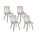 Beliani Silla de comedor KALISPELL Beliani Silla de comedor KALISPELL Beige