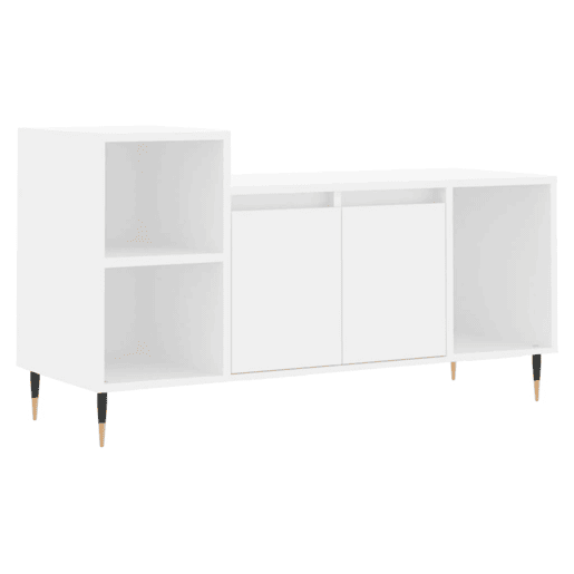 Móvel p TV, Armário de TV 100x35x55 cm madeira processada branco