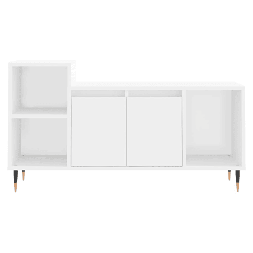 Móvel p TV, Armário de TV 100x35x55 cm madeira processada branco