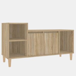 Móvel p TV, Armário de TV 100x35x55 cm derivados de madeira carvalho sonoma