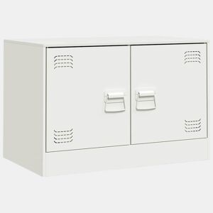 Móvel de TV - Modulo de TV - Armário de TV 67x39x44 cm aço branco