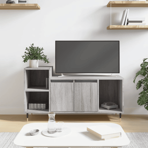 Móvel de TV - Modulo de TV - Armário de TV 100x35x55 cm derivados de madeira cinzento sonoma