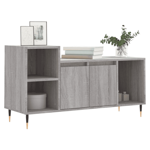 Móvel de TV - Modulo de TV - Armário de TV 100x35x55 cm derivados de madeira cinzento sonoma