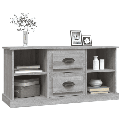 Móvel de TV - Modulo de TV - Armário de TV 99,5x35,5x48 cm derivados de madeira cinza sonoma