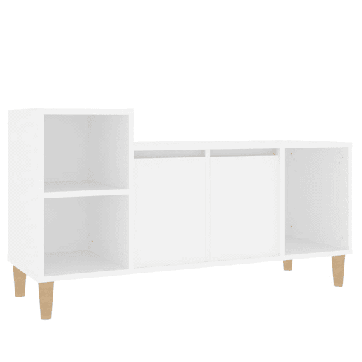 Móvel p TV, Armário de TV 100x35x55 cm madeira processada branco