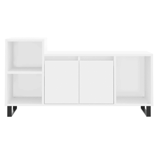 Móvel p TV, Armário de TV 100x35x55 cm madeira processada branco