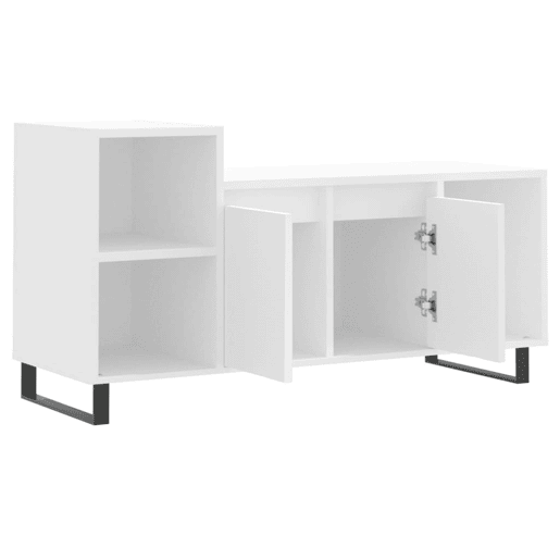 Móvel p TV, Armário de TV 100x35x55 cm madeira processada branco