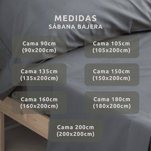 Lençol Ajustado Lisa Design Cinza Cinza Cama 200cm (200x200cm) Donegal Collections