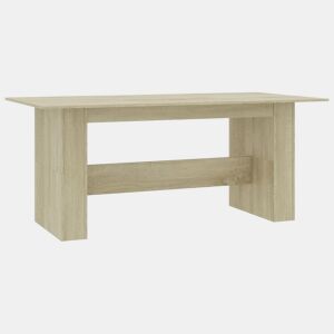 vidaXL Mesa de jantar derivados de madeira carvalho sonoma
