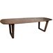 CORTE-Mesa de comedor madera cepillada 270x100 CORTE-Mesa de comedor madera cepillada 270x100 Marrón
