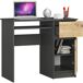 Escritorio de ordenador AKORD PIKSEL derecho 1 puerta 1 cajón 90x50 Escritorio de ordenador AKORD PIKSEL derecho 1 puerta 1 cajón 90x50 Gris/ Madera