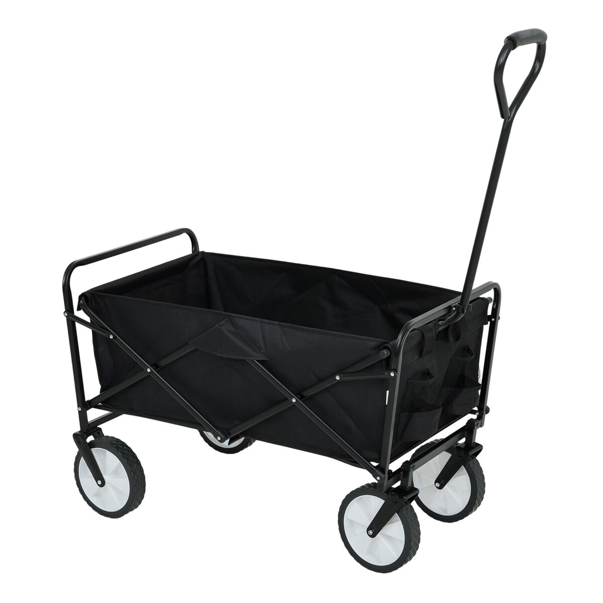 Carrito de playa plegable TYRS Negro