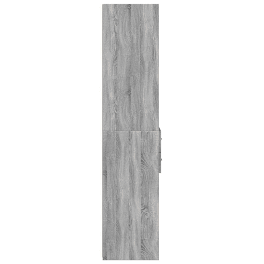 vidaXL Armário alto 40x42,5x185 cm derivados de madeira cinza sonoma vidaXL Armário alto 40x42,5x185 cm derivados de madeira cinza sonoma