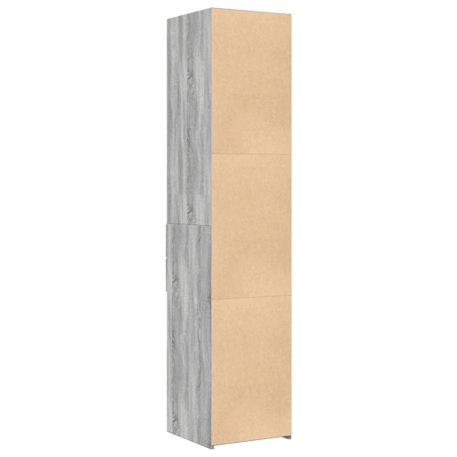 vidaXL Armário alto 40x42,5x185 cm derivados de madeira cinza sonoma vidaXL Armário alto 40x42,5x185 cm derivados de madeira cinza sonoma