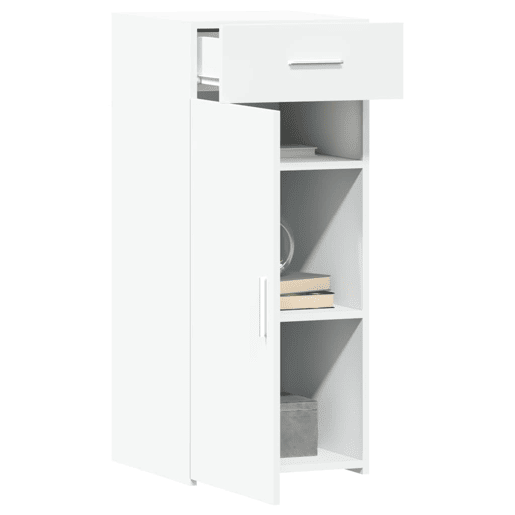 vidaXL Aparador 40x42,5x93 cm derivados de madeira branco